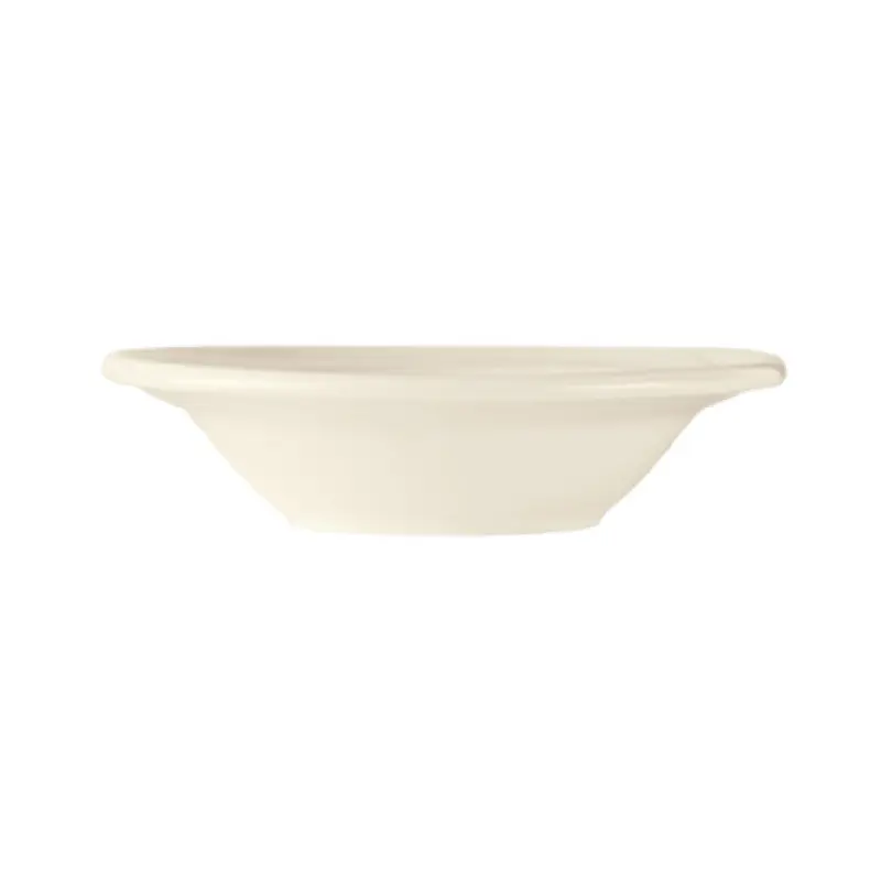Libbey END-20 4 Oz Round Bowl Porcelain Cream White - Perfect for Fruit Serving