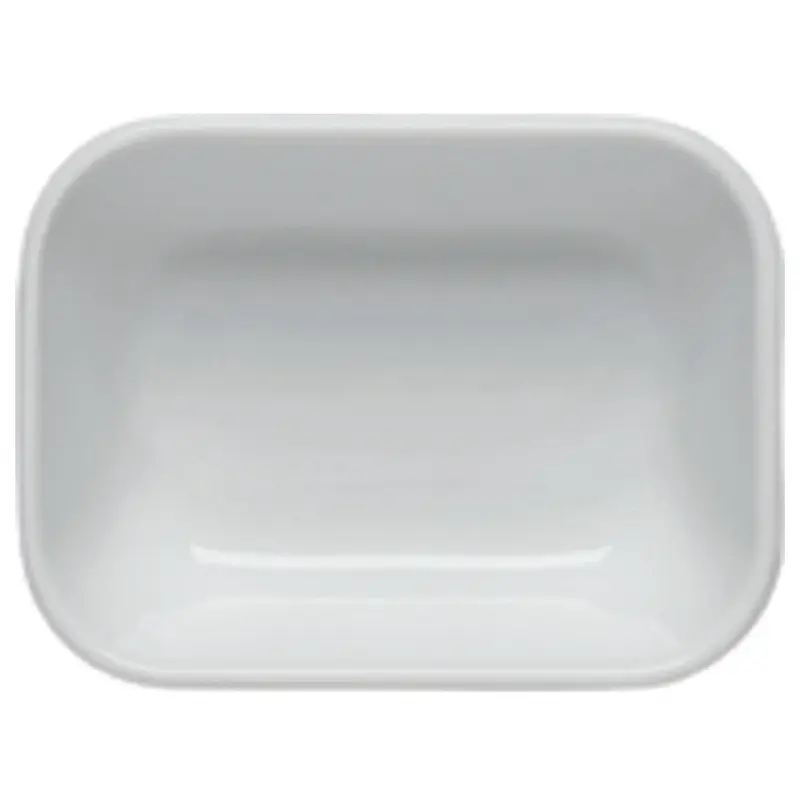 BauscherHepp 565812 4-4/5 Inch Rectangular Soup Bowl 7-1/2 oz Porcelain and Dishwasher Safe