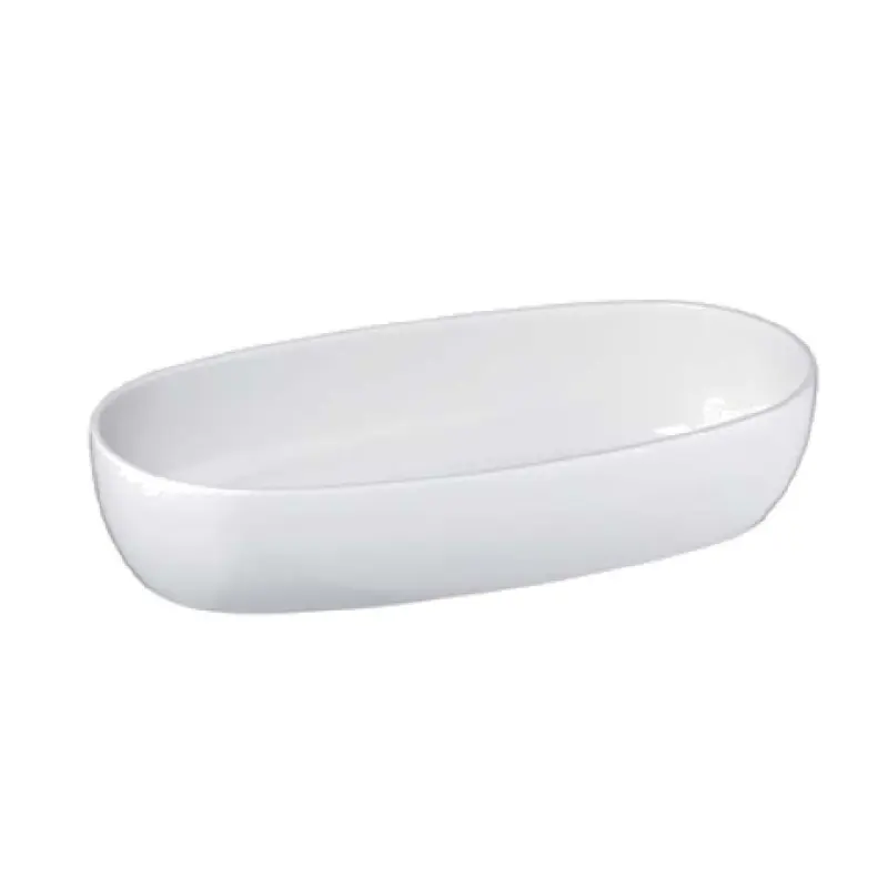 BauscherHepp 57.0106.9800 68 Oz Oval Dish Porcelain 9-3/4 Inch Long