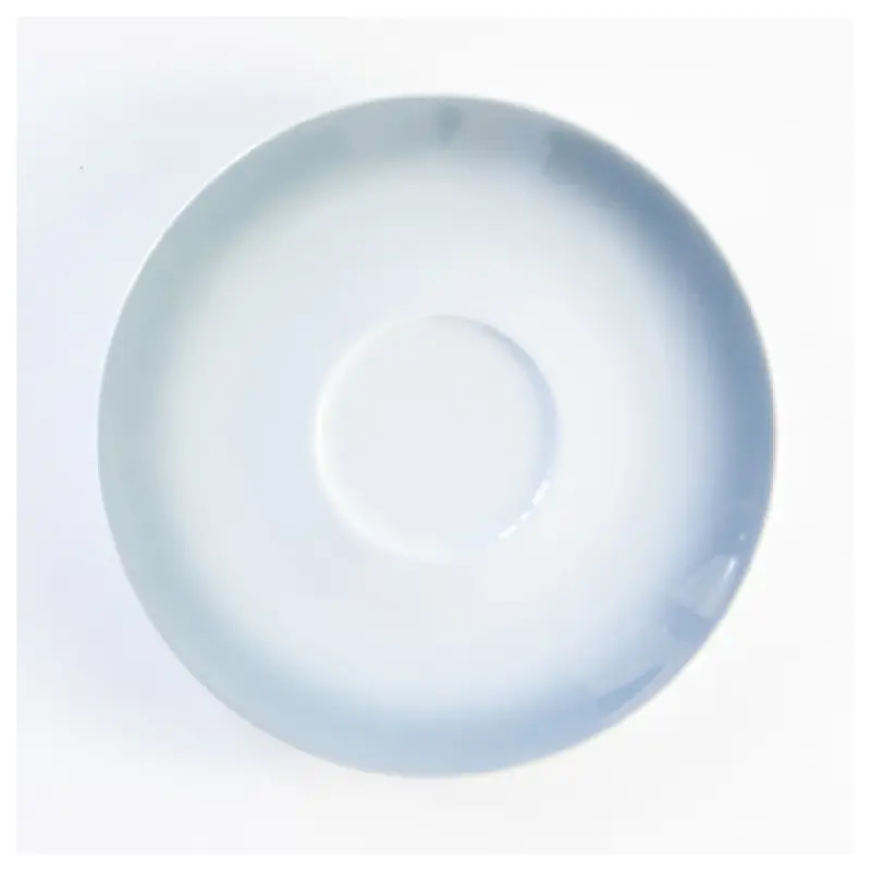 BauscherHepp 716918-730245 5-9/10 Inch Diameter Round Saucer Porcelain Lightgrey Ombre