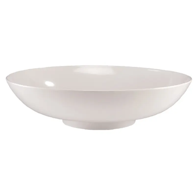 BauscherHepp M-64 19 Quart Bowl White Deep Round Melamine with Dishwasher Safe