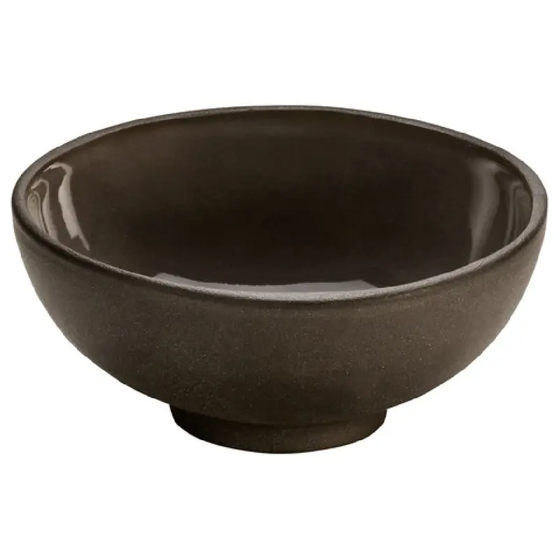BauscherHepp P013109-000761 3.38 Oz Bowl Round Dishwasher and Microwave Safe Stoneware Plain Taupe