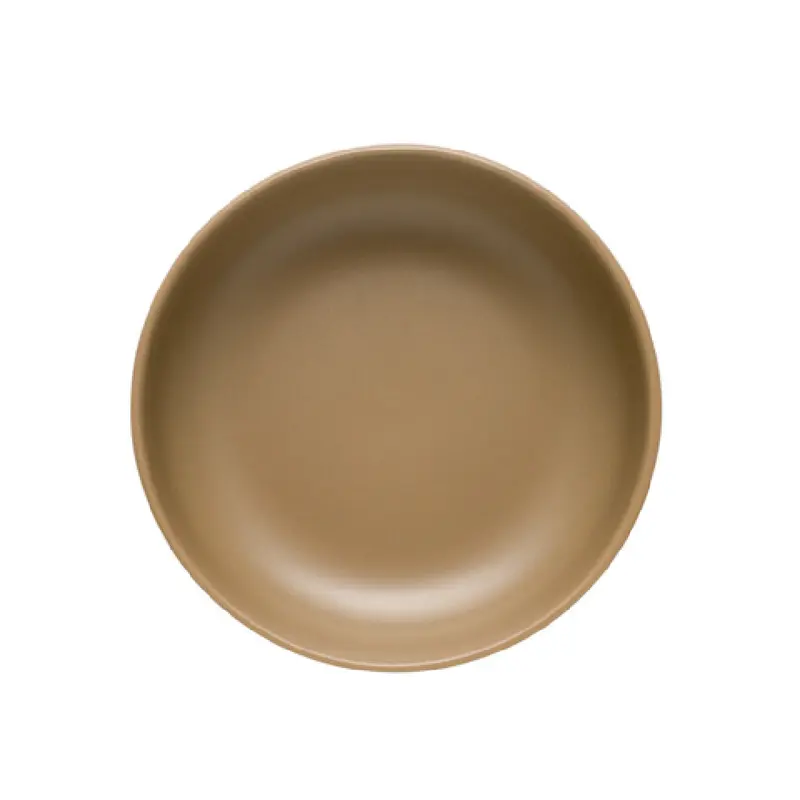Libbey DRI-21-S 6-3/8 Inch Round Low Bowl with Satin Matte Finish Porcelain