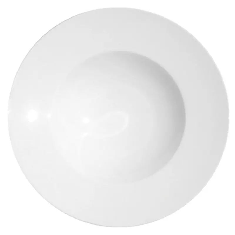 Tableware Solutions USA BCWM.20.23 8-7/10oz Soup Plate with White Bone China