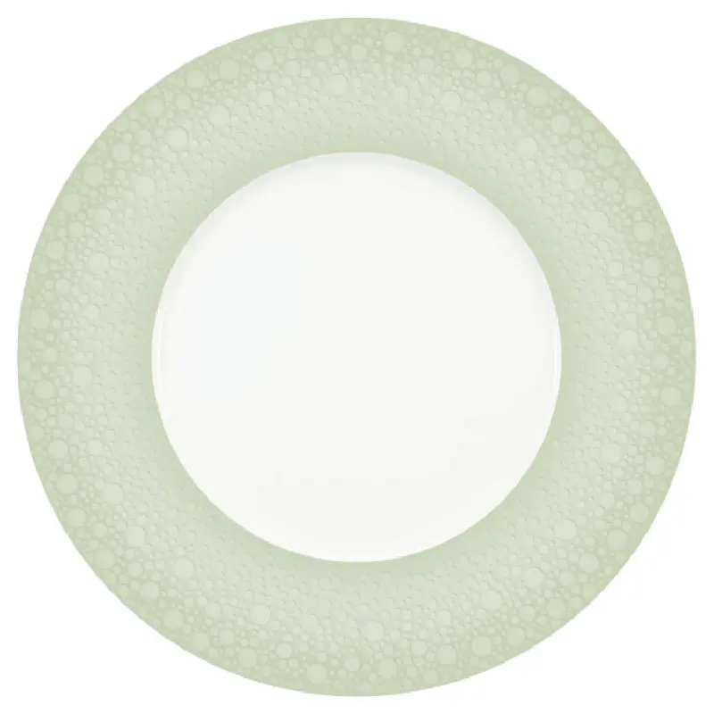 BauscherHepp 190031-590048 Plate 12 Inch Round Coupe Porcelain Sage Green