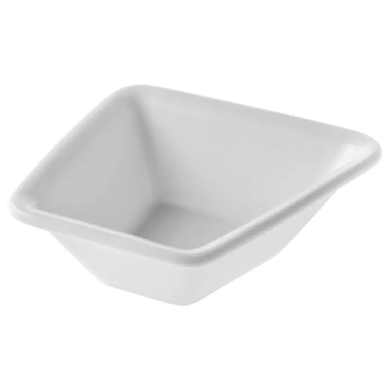 BauscherHepp 57.0201.9800 3-1/4 Inch Trapezoid Porcelain Dish 8.5 Oz