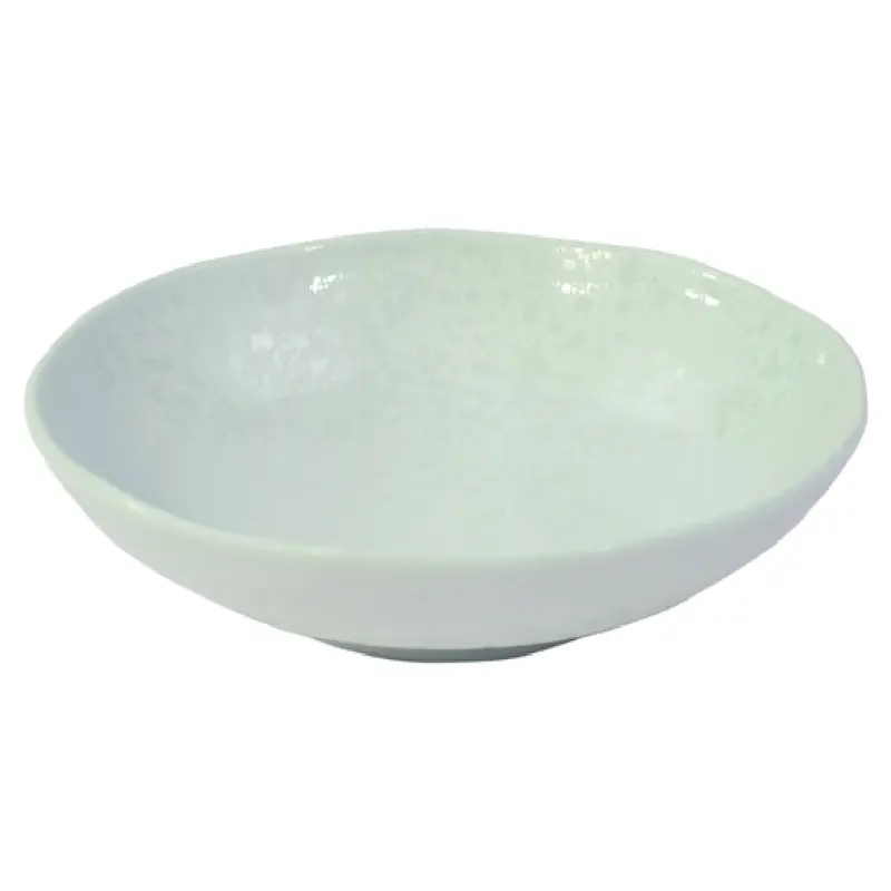 BauscherHepp TAQ4708 9-1/2 Inch Bowl 1-1/4 Quart Melamine Aqua Crackle
