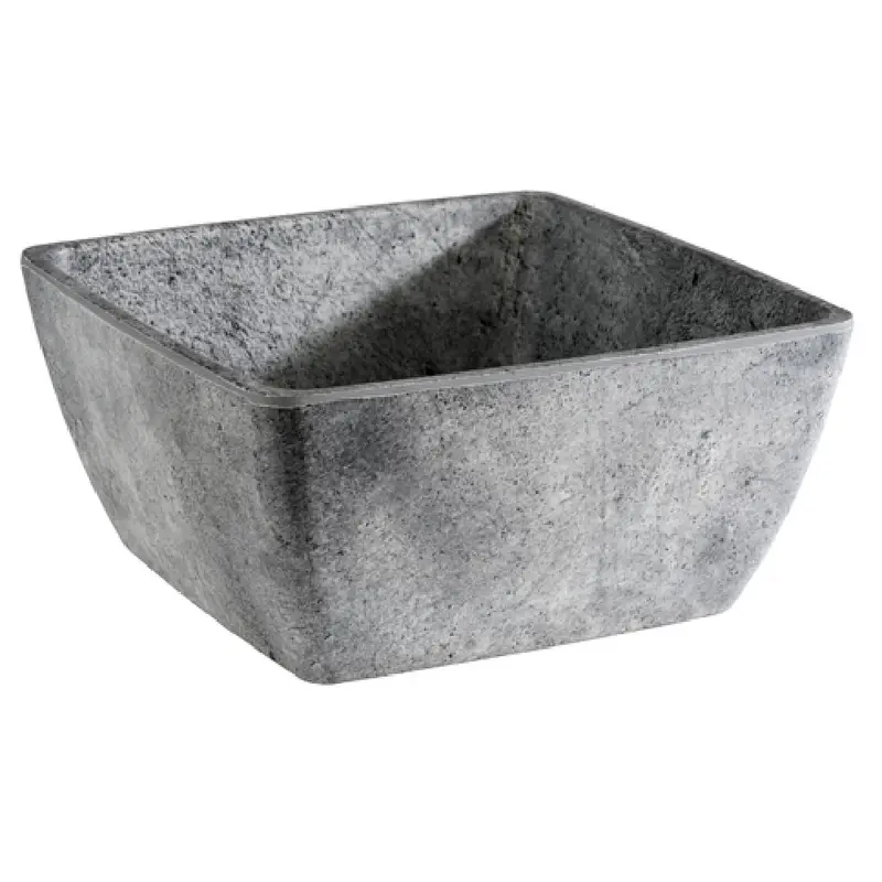 Libbey APS 84830 50-3/4 Oz Square Bowl Melamine Dishwasher Safe Stackable Design