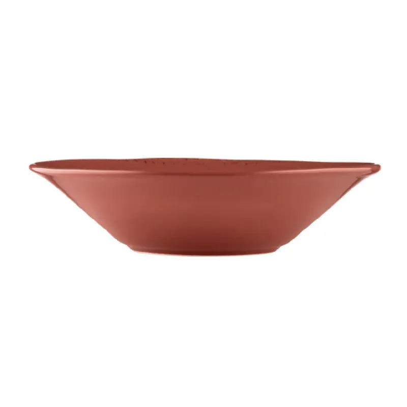 Libbey FH-513R 12 Oz. Barn Red Grapefruit Bowl Porcelain Round