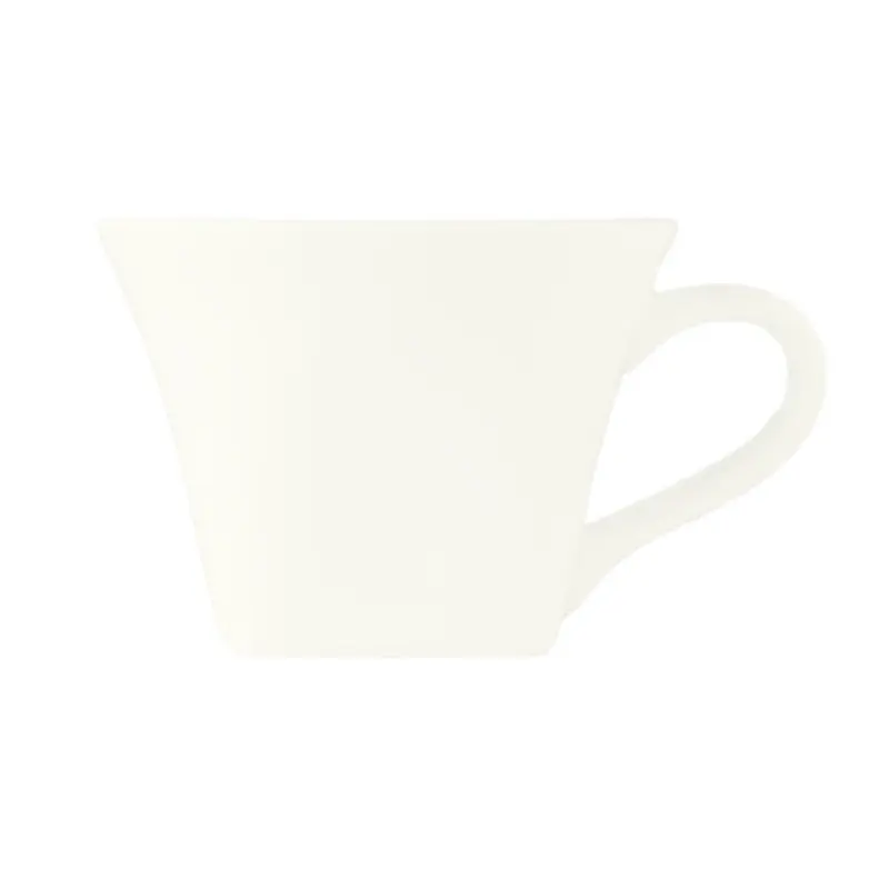 Libbey SL-30 Cup 8 Oz Porcelain Ultra Bright White Low Non-Stackable