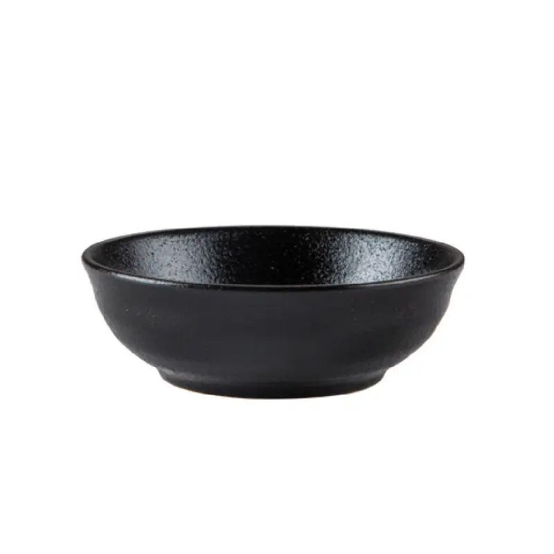 CAC China MOT-43-BLK Morton Dish Bowl 4.5 Oz. 4" Dia.