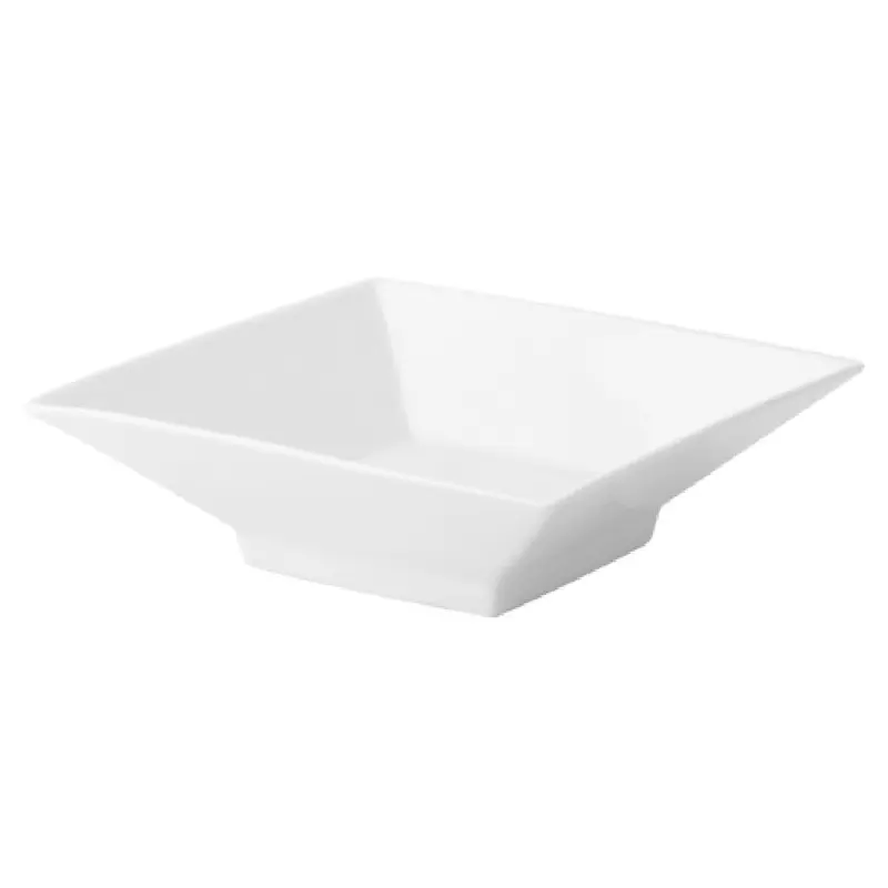 Tableware Solutions USA ABZ03038 5 Oz Square Footed Bowl Porcelain White