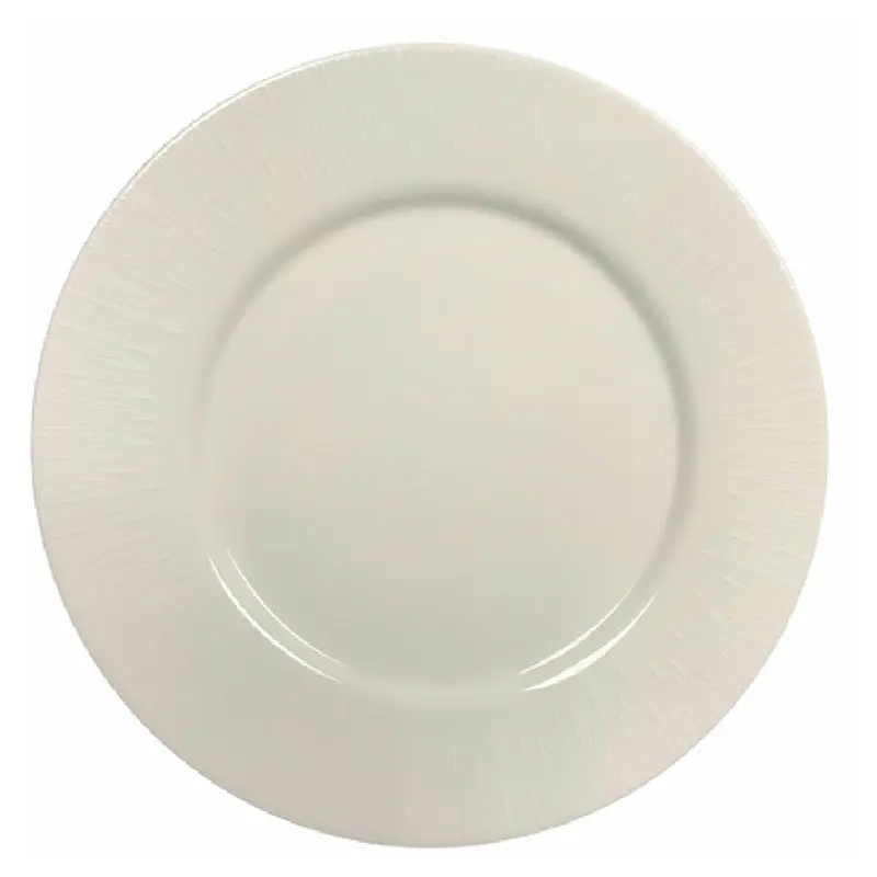 BauscherHepp 690029-425758 11-3/10 Inch Diameter Round Plate Porcelain White