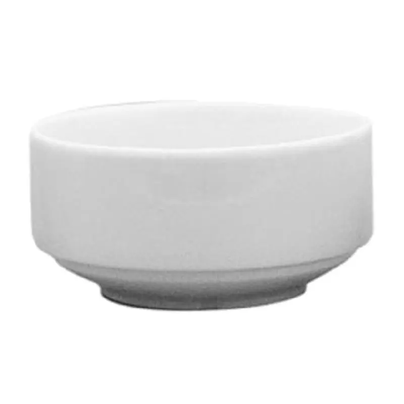 Tableware Solutions USA 50CCPWD128 10 Oz Round Soup Bowl White China Scratch Resistant