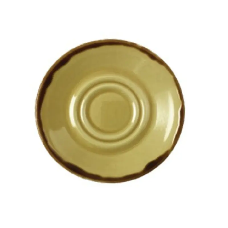 Tableware Solutions USA 51RUS010-192 6-1/2 Inch Diameter Double-well Saucer Ceramic