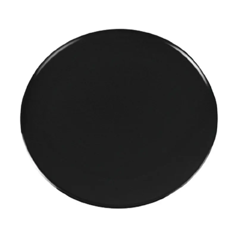 BauscherHepp TB3215 12 Inch Round Plate Black Melamine Dishwasher Safe