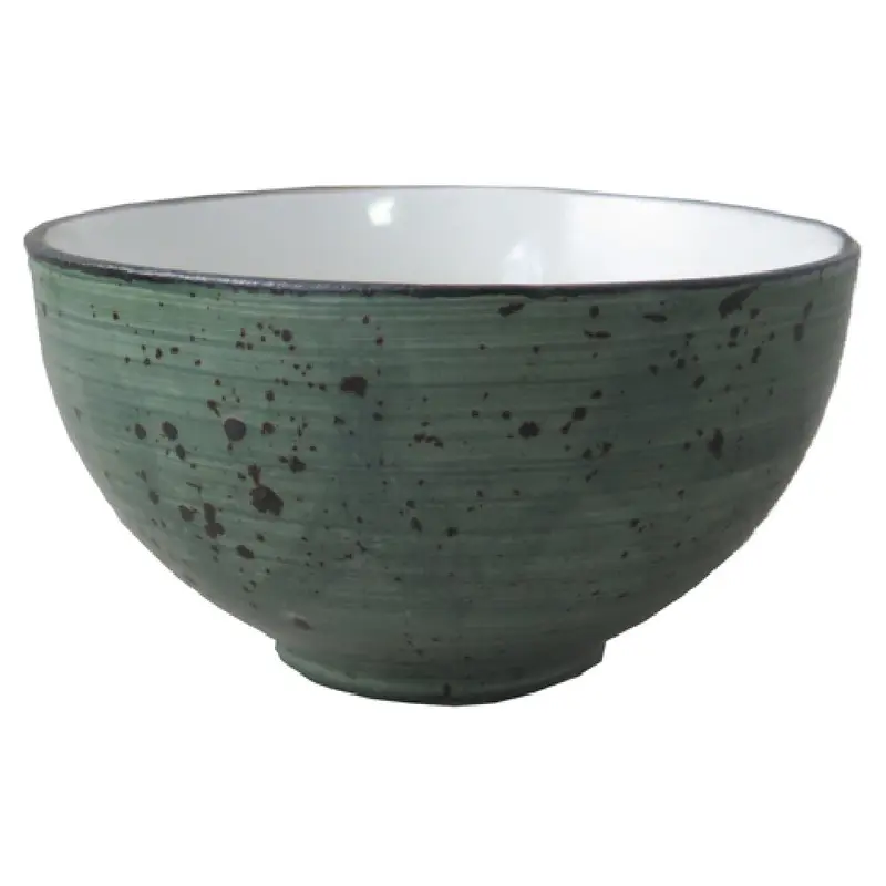 Tableware Solutions USA 20RUS131-05 16 Oz Rice Bowl Round Dark Green Scratch Resistant
