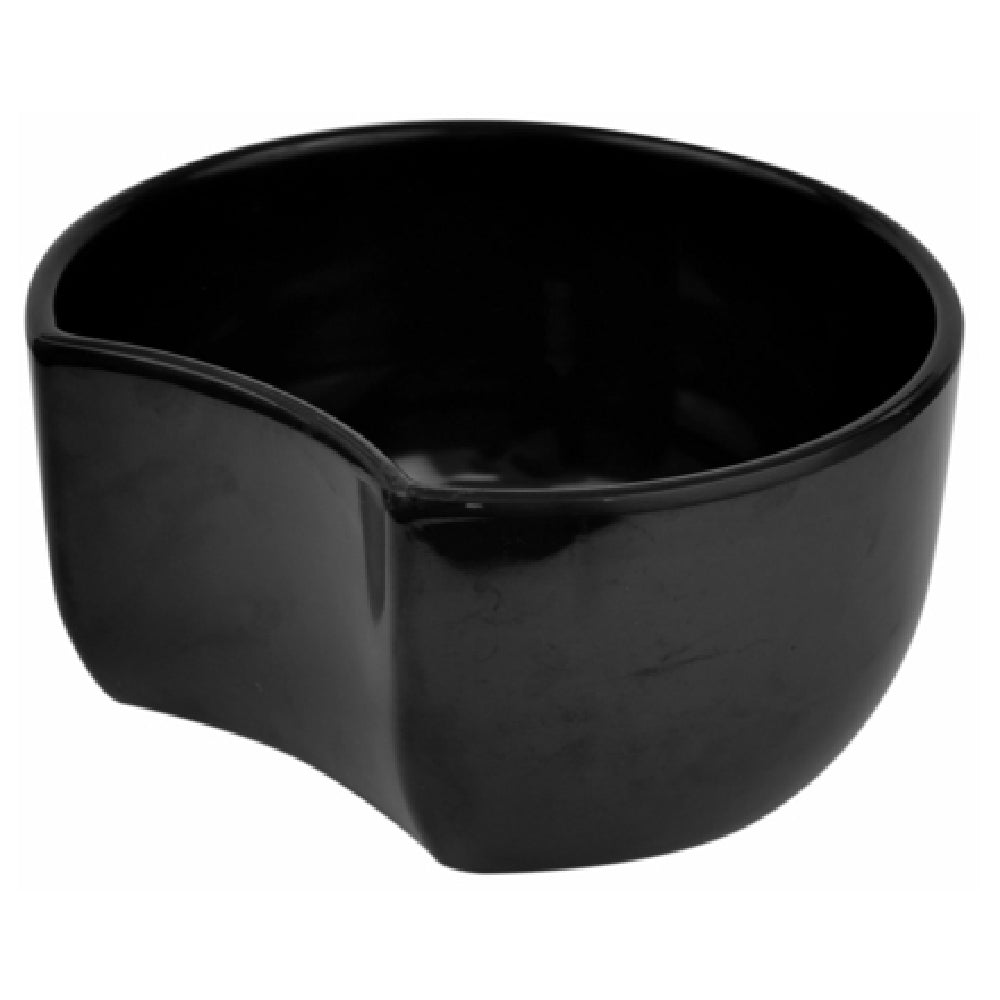 BauscherHepp TB5620 68 Oz Crescent Bowl Dishwasher Safe Melamine Black
