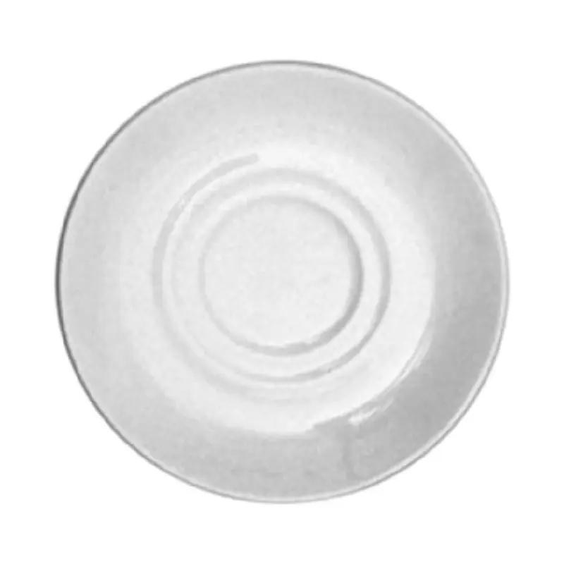 Tableware Solutions USA 51CCPWD010 6-1/2 Inch Diameter White Saucer Ceramic