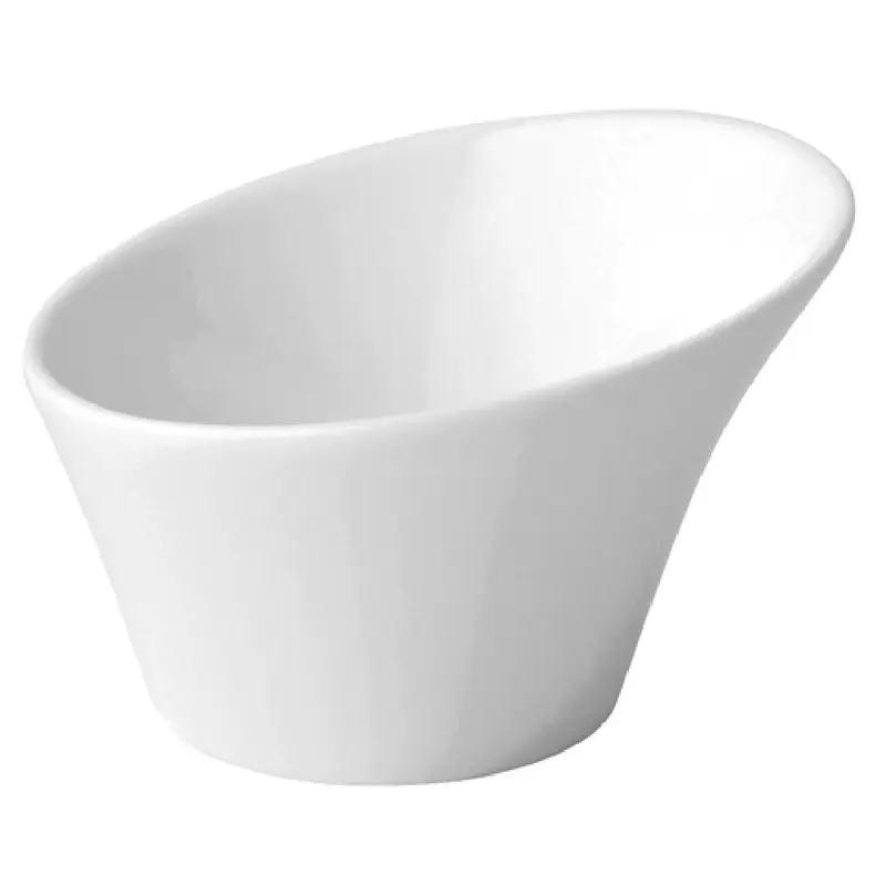 Tableware Solutions USA ABZ06017 2 Oz Mini Ellipse Bowl Porcelain White