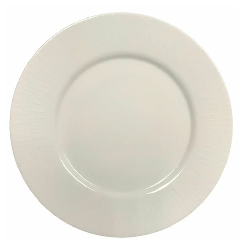 BauscherHepp 690032-425758 12-2/5 Inch Diameter Round Plate Porcelain White