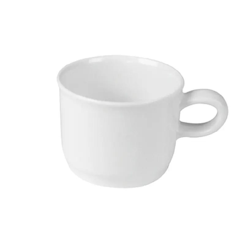 BauscherHepp TPO2048 6-3/4 Oz Basic Cup Dishwasher Safe Melamine White