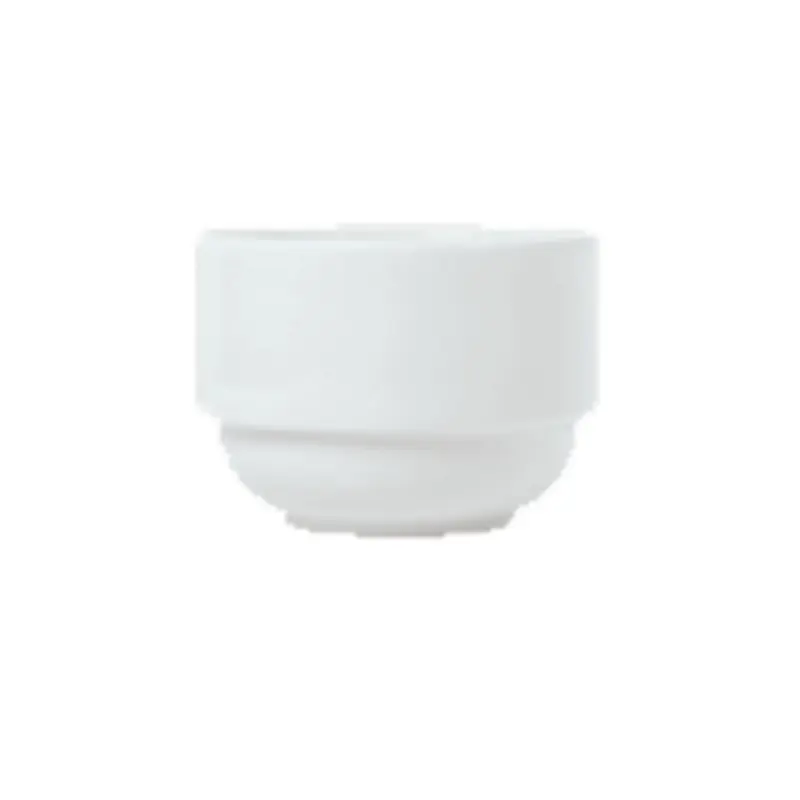 Libbey 911194038 8 Oz Bouillon Cup Polished Foot Porcelain Stackable Aluma White