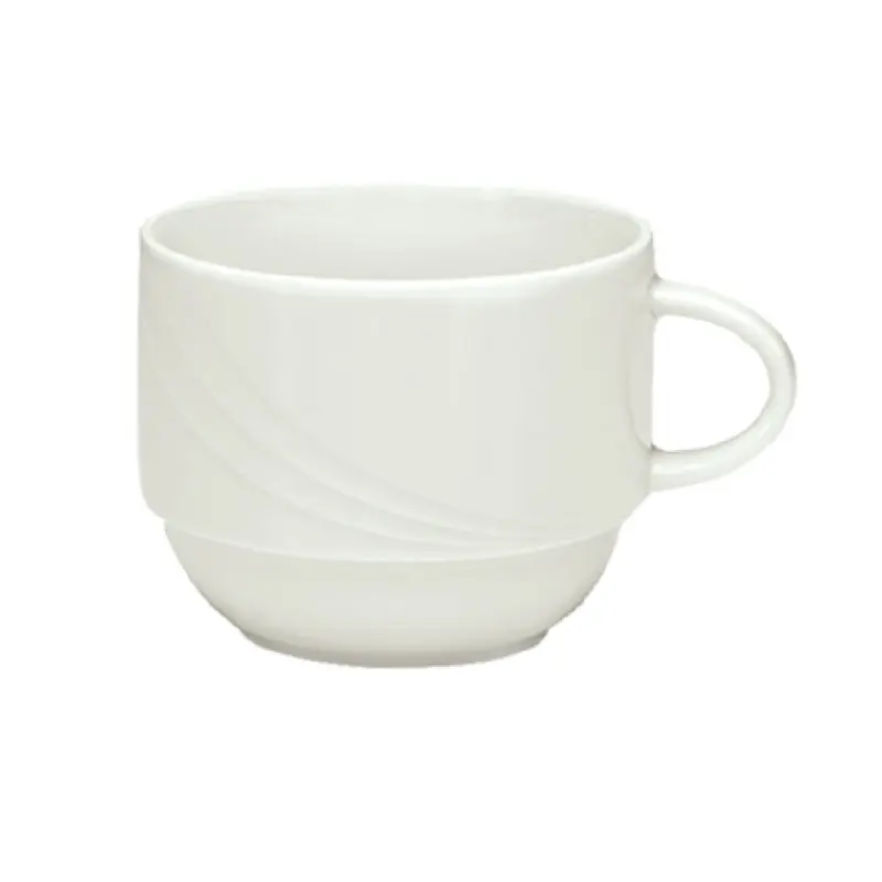 Libbey 9185125 8-1/2 Oz. Porcelain Cup Donna Pattern Stackable