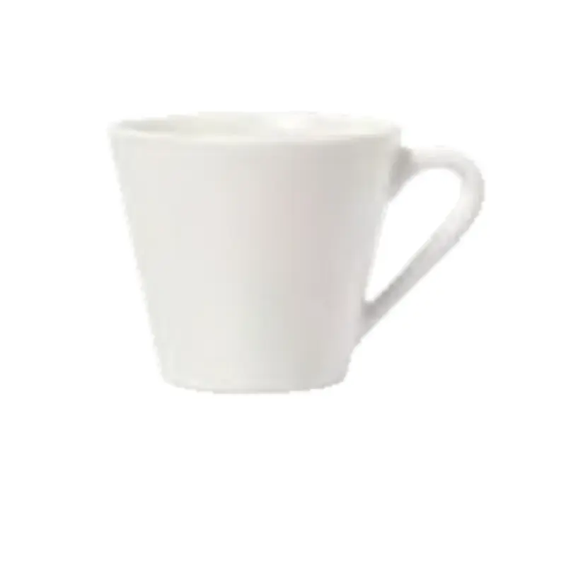 Libbey 950033506 7 Oz Tea Cup White Porcelain Royal Rideau Finish