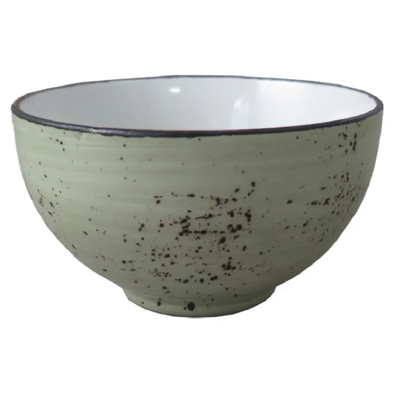 Tableware Solutions USA 20RUS131-02 16 Oz Rice Bowl 5 Inch Diameter Round Light Green