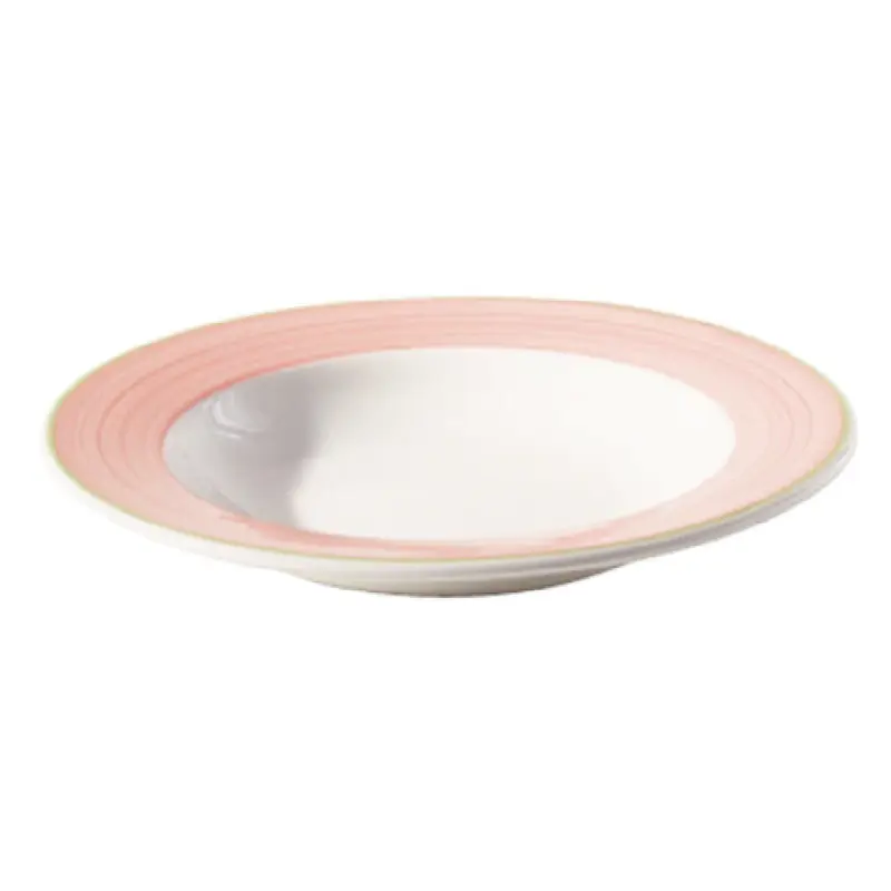 Tableware Solutions USA 55COPIN103 28oz Pasta Bowls Round Scratch Resistant Pink - 12 Packs