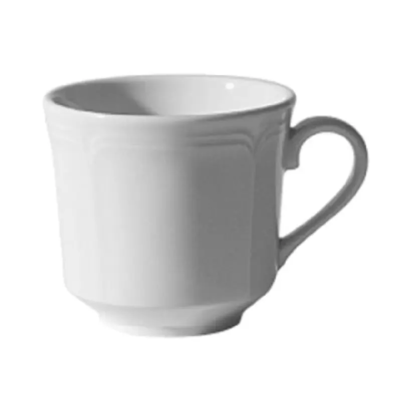Tableware Solutions USA 66CCMOB035 7 Oz Tea Cup Scratch Resistant White