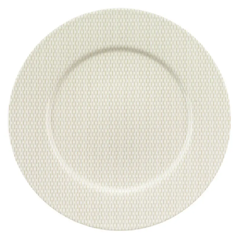 Bauscher Hepp 690017-425246 6-1/2 Inch Dia Round Plate Rimmed Porcelain