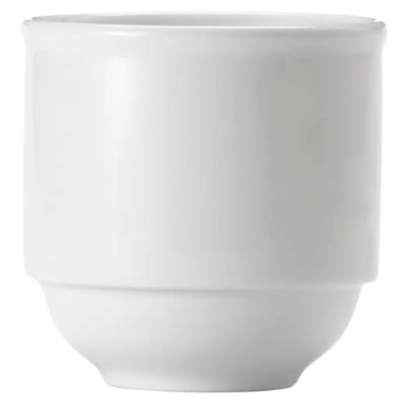Libbey 840-901-010 10 Oz Bouillon Cup Round Stacking Bright White Porcelain