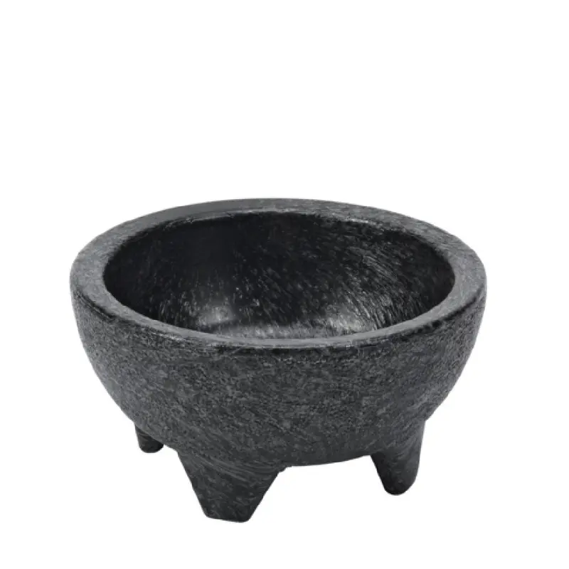 Service Ideas MB10BL 10 Oz Salsa Bowl Round Polypropylene Black