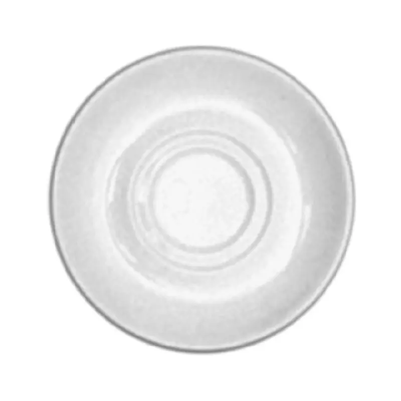 Tableware Solutions USA 51CCPWD033 4-1/2 Inch Round Espresso Saucer Scratch Resistant and Dishwasher Safe
