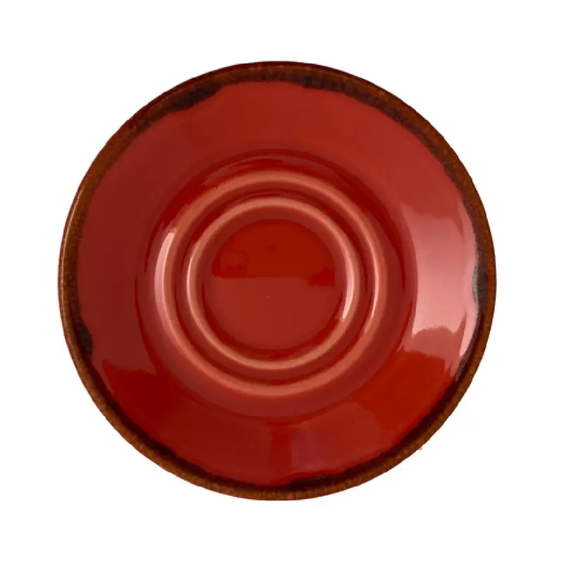 Tableware Solutions USA 51RUS010-191 6-1/2 Inch Saucer Double-well China Scratch Resistant