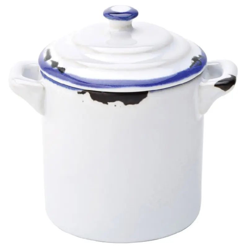 Tableware Solutions USA CT6005 4 Oz Blue Mini Pot China 2-1/4 Inch