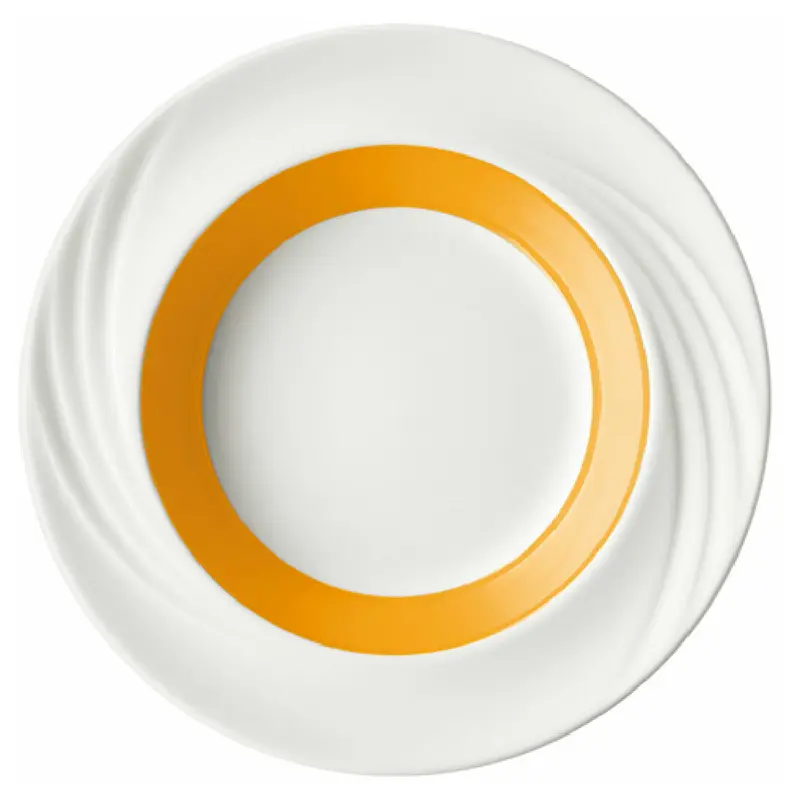 Libbey 9181823-62991 9 Inch Diameter Round Bowl Porcelain Donna Senior Pattern