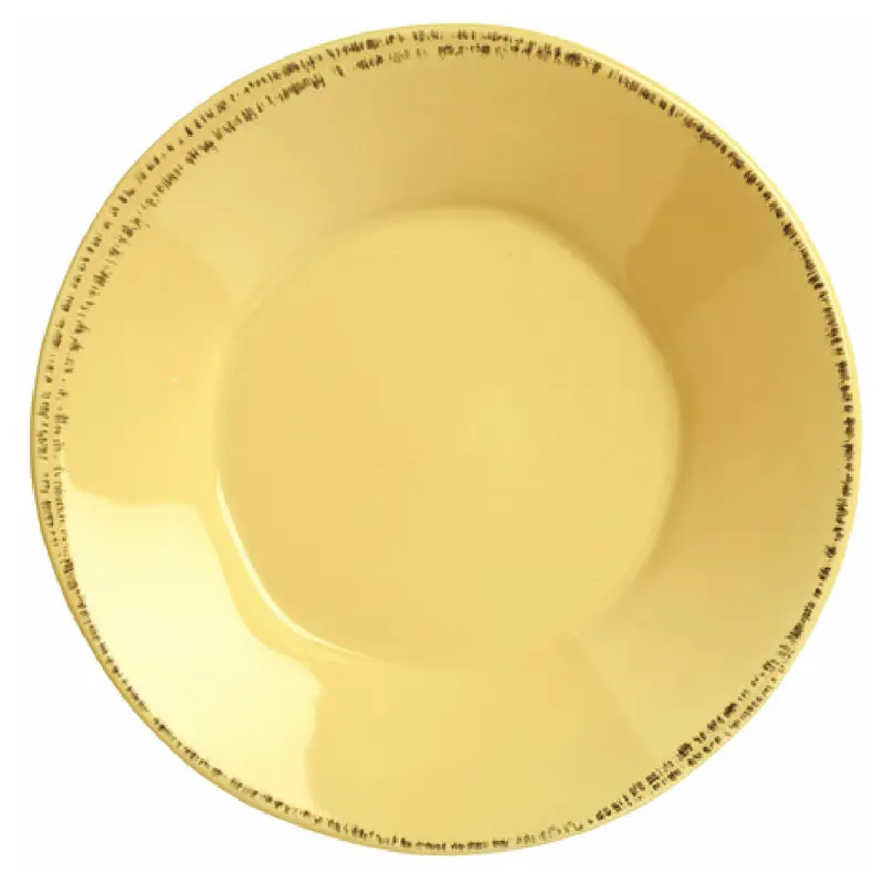 Libbey FH-514B 27 Oz Round Soup Salad Bowl Glazed Scratch Resistant Porcelain Butter Yellow