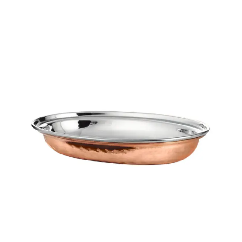 Tableware Solutions USA TS-F90185 18.5 cm Oval Copper Curry Dish