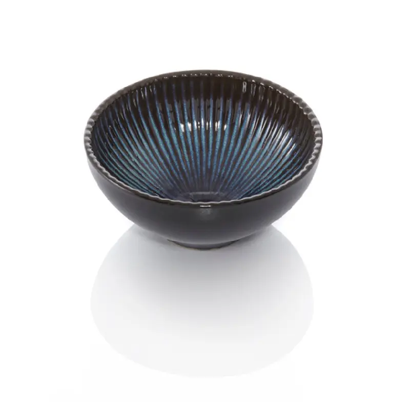 BauscherHepp 53.0023.0120 7.5 Inch Coupe Bowl Round Blue Ceramic