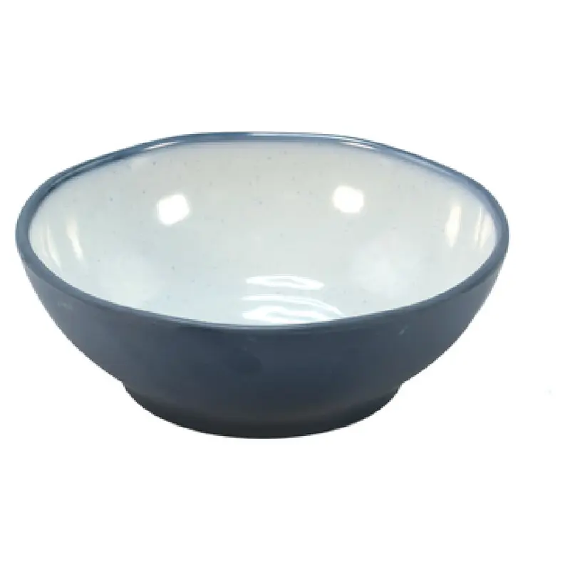 BauscherHepp TBL4607 1-5/16 Quart Round Bowl Melamine Steel Blue Two Tone