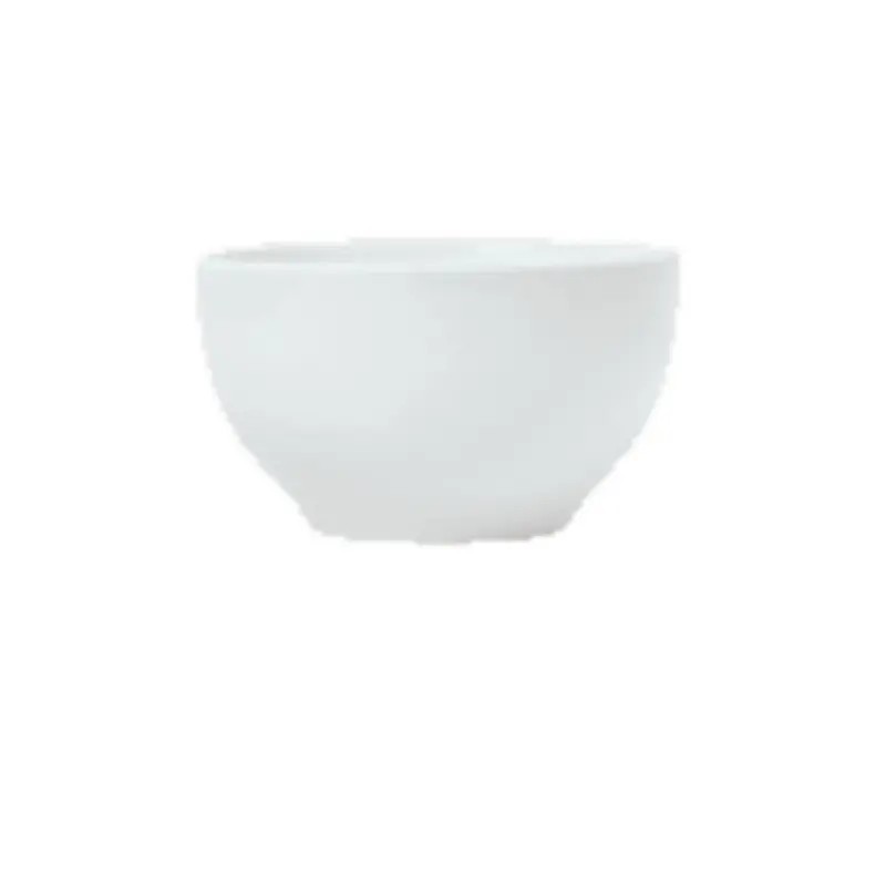 Libbey 911194018 9 Oz Bouillon Cup Porcelain Aluma White with Polished Foot