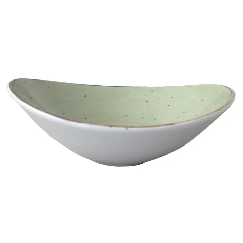 Tableware Solutions USA 29FUS173-02 12 Oz Salsa Bowl Oval Light Green