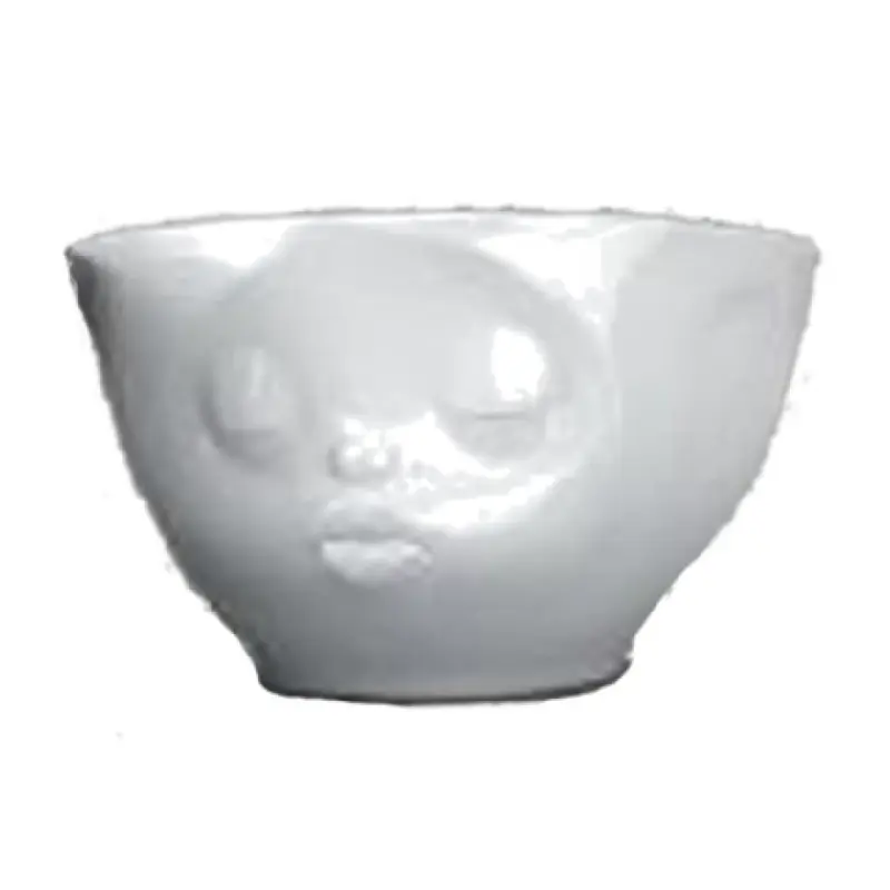 BauscherHepp 145008 3-3/10 Oz White Embossed Bowl Porcelain 36 Packs