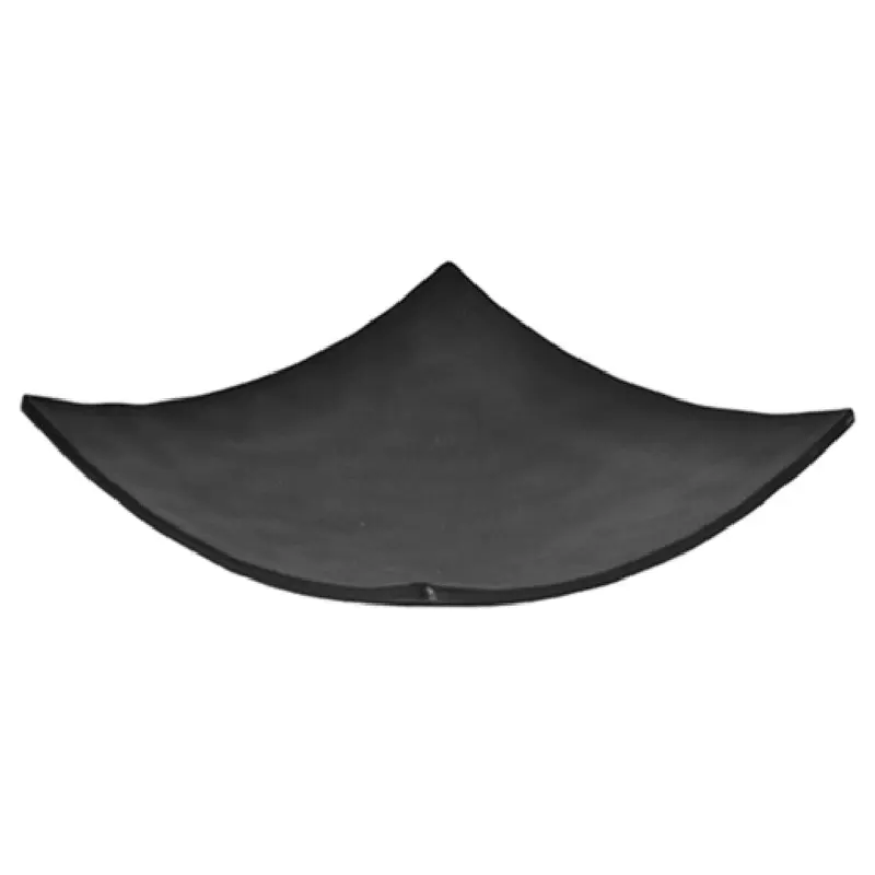 BauscherHepp TB4701 8-7/8 Inch Square Chip and Stain Resistant Plate Melamine Noir