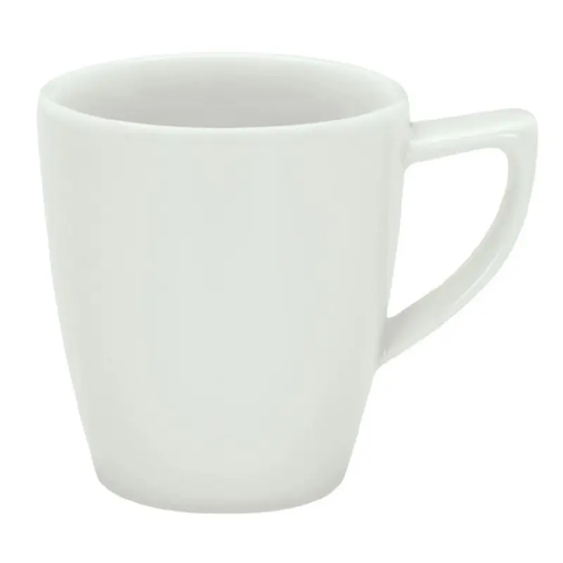 Libbey 9195175 8-1/2 Oz Cup Round Fully Vitrified Porcelain White