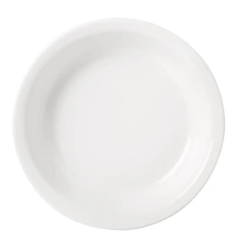 Libbey 999023152 8 Inch Round Healthcare Pellet Bowl Porcelain Microban Surface