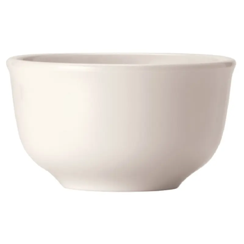 Libbey BMEL-1140 8 Oz Melamine Bouillon Cup Round White with Microban Technology
